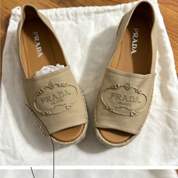 Prada Platform Shoes sz 7.5 - Picture 7 of 8